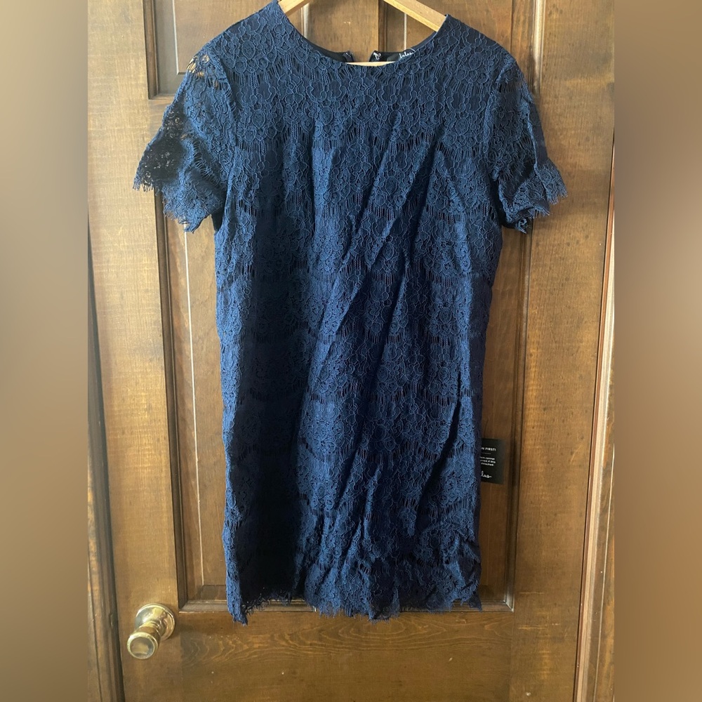 Navy Blue lace dress